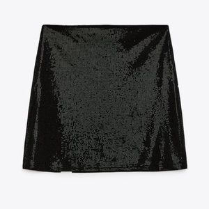 Zara RhineStone Mini Skirt SIZE M BNWT